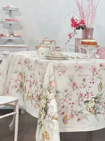 Fața de Masă Pasqua 170×270 Rosa