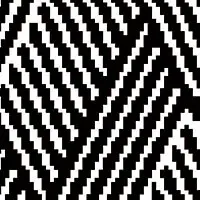 Napron de masă Zigzag 50×150