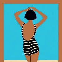 Prosop de plajă Aloha 100×180