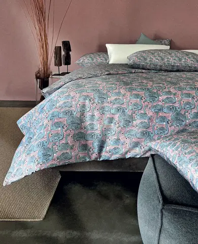 Set lenjerie de pat Flamingos
