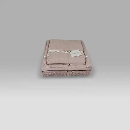 Set prosoape față și mâini Macrame' Rosa