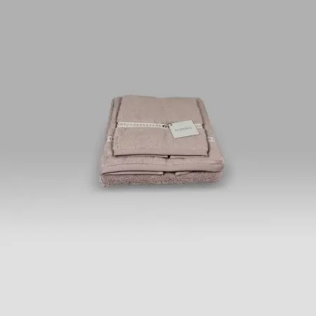 Set prosoape față și mâini Macrame' Rosa
